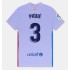 Camisola FC Barcelona Gerard Pique 3 Equipamento Segundo 2021-2022 Manga Curta